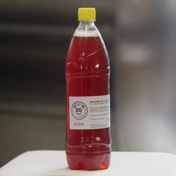 Piwo Świeże owocowe - Wiśnia-porzeczka 1L